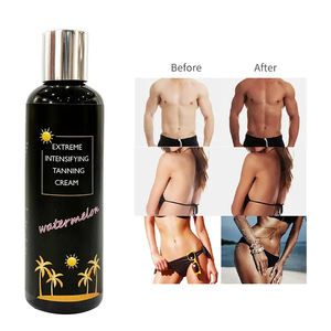 Crème Bronzante 200ML Marque Blanche Accélérateur de Bronzage Teint Profond Gel Auto-Bronzant Produits Autobronzants Lotion Bronzante Extrême - Product Image 1