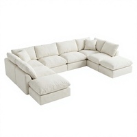Canapé modulaire en forme de nuage, assise profonde, rembourré, pour salon, canapé moderne, sièges de salon
