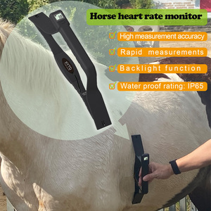 Moniteur de fréquence <span class=keywords><strong>cardiaque</strong></span> pour chevaux, mesure rapide avec écran LCD rétroéclairé, étanche, haute précision KYTO2595 - Product Image 1