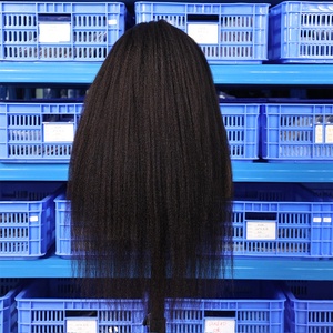 Bán Buôn 13X6 Brazil Tóc Con Người Pre-Ngắt Afro Kinky Xoăn Đầy Đủ Phía Trước HD Glueless Ren Tóc Giả Sâu Sóng Phong Cách Thụy Sĩ Ren - Product Image 6