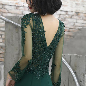 MM989 gaun malam Satin merah muda elegan untuk wanita, gaun pesta dansa panjang selantai gaya alami - Product Image 4