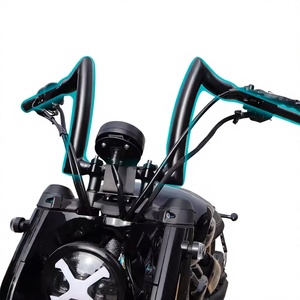 Manubrio Rialzato BenDa Napoleon 450 per <span class=keywords><strong>Moto</strong></span> con Direzione Modificata e Testa Rialzata - Product Image 1