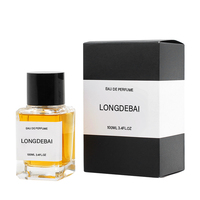 Baide - Botellas de Perfume Vacías Cuadradas de Lujo Personalizadas, 30 ml, 50 ml, 100 ml, Botella de Perfume Transparente con Caja de Embalaje