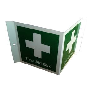 Yüksek görünürlük yansıtıcı 3D işareti ilk yardım kendini aydınlık işareti yansıtıcı uyarı işareti - Product Image 3