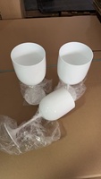 Gelas Anggur Plastik Anti Pecah 16oz Hitam Pink Putih Merah untuk Pesta Pernikahan