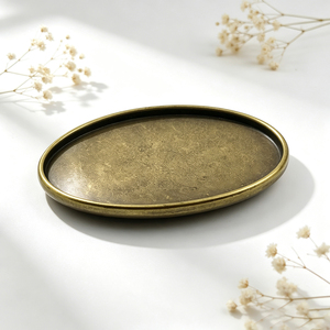 Boucle de ceinture ronde en bronze antique, en alliage de zinc, à plateau vide, personnalisable avec logo gravé, pour ceintures en cuir pour hommes, vente en gros - Product Image 2
