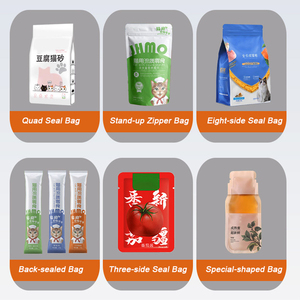 Machine d'emballage automatique pour sachets de détergent, ketchup, beurre de cacahuète, miel, sauce, pâte, yaourt, shampoing, mayonnaise - Product Image 3