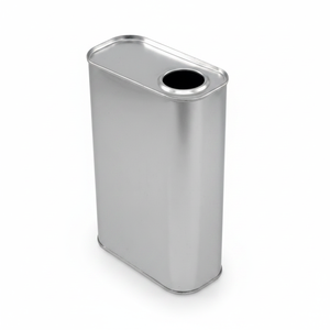 Kontensan Z4 1000 ml Rectangular Olive Oil Tin Can Custom Print Food Grade <b>Empty</b> Packaging 200g 67x93x190mm - Product Image 2