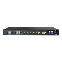 PDU intelligent à courant continu (CC) 24V 48V avec surveillance à distance, protection contre les surcharges, détection de température, humidité, fumée, porte et eau