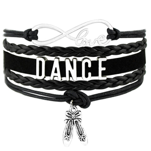 Nhà sản xuất Infinity tình yêu khiêu vũ hướng dẫn mẹ Vòng đeo tay cực vũ công múa ba lê cô gái nhảy múa da Vòng đeo tay cho phụ nữ - Product Image 1