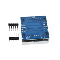 Modul Matriks Titik LED WAVGAT MAX7219 8x8 dengan Driver Mikrokontroler Pemasangan Melalui Lubang Warna Merah/Biru/Hijau