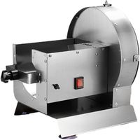 DAWNTECH Automatische Roller Snijmachine Type 304 RVS Aardappel Fruit Groente Gedroogd Fruit Voedsel Citroen Snijder Verstelbare Dikte 8