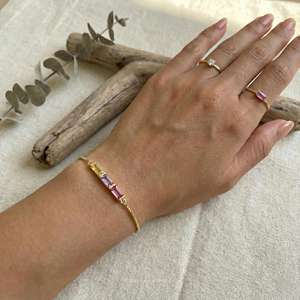 กำไลข้อมือประดับพลอยประจำเดือนเกิดแบบกำหนดเอง ของขวัญวันแม่ ของขวัญส่วนตัวสำหรับคุณแม่ ได้รับการรับรองมาตรฐาน CE - Product Image 5