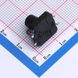 TS016-TBW1EH11.0 Tactile Switch SMD-4P,12x12mm Switch Single Pole Single Throw Round Button 1.8N Vertical Mount - Product Image 2