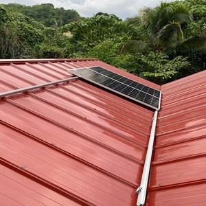 Énergie solaire Supports de montage de <span class=keywords><strong>panneau</strong></span> solaire Pv photovoltaïque <span class=keywords><strong>Kit</strong></span> de <span class=keywords><strong>fixation</strong></span> de toit en métal - Product Image 1