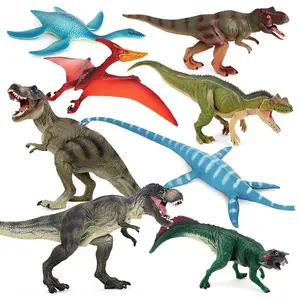 Figurine di dinosauro realistiche in plastica personalizzate statua di dinosauro animali giocattolo in PVC dinosauri figura giocattoli per bambini regalo educativo