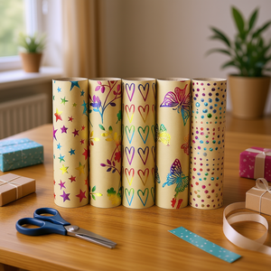 Papel de Regalo Arcoíris 1.5mx70cm VPE 25 Para Envolver Regalos y Manualidades - Product Image 3