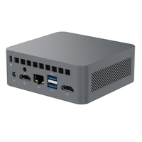 Nuevo Modelo Intel Alder-lake N150 Barebone Mini PC DDR4 M.2 NVMe SATA SSD Mini PC Personalizable para Oficina y Escuela