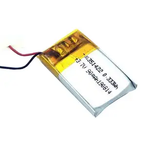 3.7v 90mah rechargeable lithium ion battery for small polymer Watch