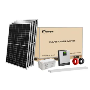 Фотоэлектрическая система «все в одном», полная Солнечная система для дома, 2 кВт, 3 кВт, 5 кВт