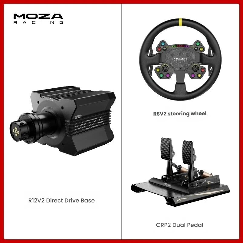 Black-R12 V2 + RSV2 + CRP2 แป้นเหยียบ 2 ชิ้น