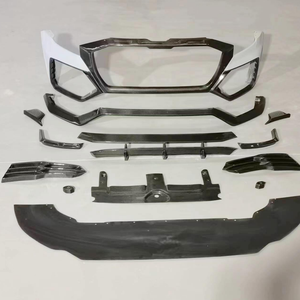 Convient pour <span class=keywords><strong>Audi</strong></span> <span class=keywords><strong>Q8</strong></span> Version améliorée RSQ8A Pare-chocs avant Kit de carrosserie semi-carbone - Product Image 6