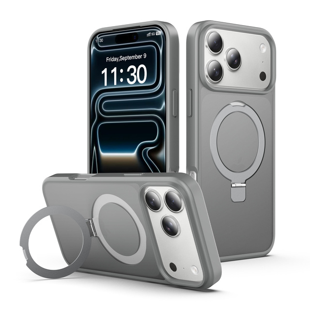 Wholesale Magnetic Ring Stand Phone Case Shockproof Protective Cover Wireless Charging Compatible for iPhone 18 17 16 Pro Max
