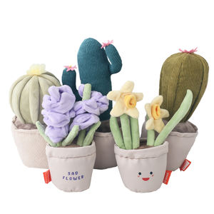 D KING <strong>China</strong> Manufacturer <strong>Cheap</strong> 20cm OEM Soft Cute Stuffed Kids Doll Customized Potted Plant Flower Plush <strong>Toy</strong> for Creative Gift - Product Image 1