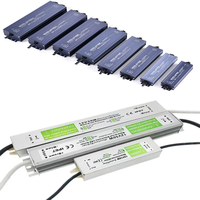 Transformateurs d'éclairage étanches IP67 DC12V 24V pour éclairage extérieur, alimentation 12V, 10W 20W 30W 45W 60W 100W 200W 300W, driver LED