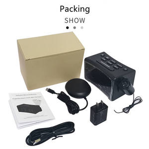 Radio Reloj Despertador Vofull 009A con FM, Pantalla LED Digital de 2.4 Pulgadas, Proyección de Hora, Puerto USB, Reproductor de Tarjetas TF para Dormitorio - Product Image 5