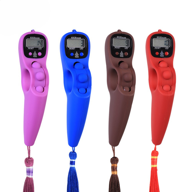Factory Wholesale Electronics Digital Tally Counter LED Beep Sound Muslim Prayer Digital Tasbih