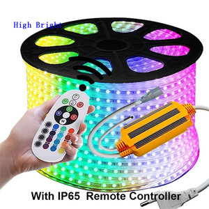 شريط ضوء led أبيض/R/G/B لون كهرماني عالي الرقة للغاية rgb المملكة المتحدة 60Leds جهد عالي: V رقيقة جدا rgb المملكة المتحدة - Product Image 2