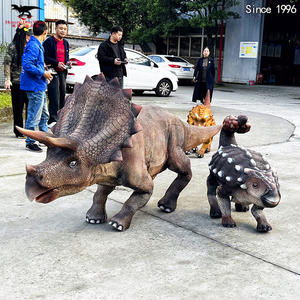 Chiens robotiques intelligents personnalisés, dinosaures avec marche, saut, accroupissement pour équipement de parc d'attractions - Product Image 2