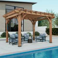 Pergola extérieure moderne en aluminium résistant aux intempéries pour terrasse et jardin, fabrication sur mesure