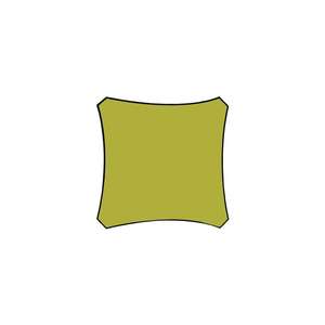 Perel <b>SHADE</b> SAIL - SQUARE - 3.6 x 3.6 m - COLOUR: LIME GREEN - Product Image 3