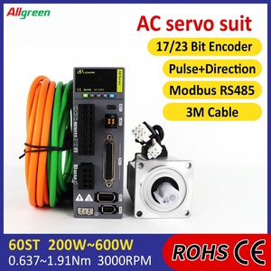 Controladores de Motor Servo STO ABZ 220V 1.6/2.5/3.3A 3000RPM IP65 0.637/1.27/1.91N.m 200/400/600W Kit de Controladores de Motor Servo AC - Product Image 2
