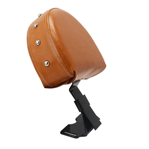 RACEPRO Dossier de moto clouté noir et marron facile à enfiler Dossier de barre Sissy pour Indian Chief Chieftain 2014-2020 - Product Image 4