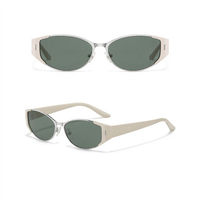 Lunettes de soleil œil-de-chat de luxe en acétate avec logo personnalisé, combinaison métal, découpe CNC cinq axes, lunettes sur mesure haut de gamme