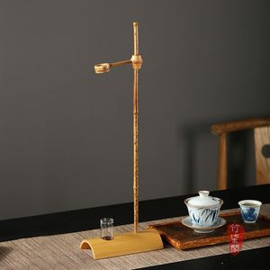 Yunfei Bamboo Flower Vase Hydroponic Vase Floral Art Tea Room Desktop Ornament Asian Zen Style Natural Material Decorative - Product Image 3