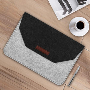 WJ-897 nouvelle tendance gris réutilisable taille personnalisation changement fichier <span class=keywords><strong>carte</strong></span> stockage travail ordinateur portable ordinateur feutre sac - Product Image 6