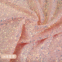 Tissu à paillettes 3mm Tissu à paillettes laser irisées Décoration de mariage Fond de scène Tissu pour robe
