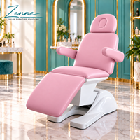 Fauteuil de beauté électrique, table de soin du visage, dossier et repose-pieds réglables, télécommande filaire pour salon de beauté, spa, table de soin du visage, OEM