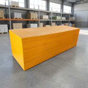 Panneaux de grille en FRP jaunes, grille en fibre de verre résistante aux acides, couverture de passerelle - Product Image 4
