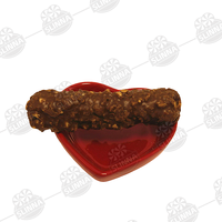 Venta al por mayor Halal Sólido Cepillado Galletas Chocolate Nuez Leche Sabor Bar Grano Snacks embalaje a granel Grano Snacks