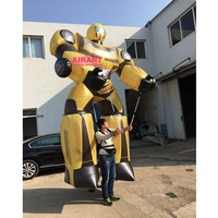 Jouet gonflable de marionnette de robot de conception attrayante de mode pour des adultes
