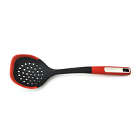 Nouvel ensemble de 10 ustensiles de cuisine en nylon avec poignées en TPE, poêle antiadhésive, spatules à poisson, cuillères à soupe, écrase-pommes, passoire