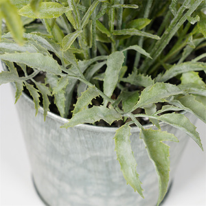 Decoración de sala de estar de alta calidad, maceta pequeña de lavanda, planta de mesa Artificial en maceta, artesanías de flores de tacto Real - Product Image 6