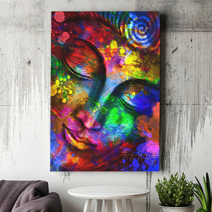 Buddha Meditation <strong>Canvas</strong> <strong>Prints</strong> Wall Art <strong>Canvas</strong> Painting Stretch <strong>Frame</strong> Ready to Hang on the Wall - Product Image 5