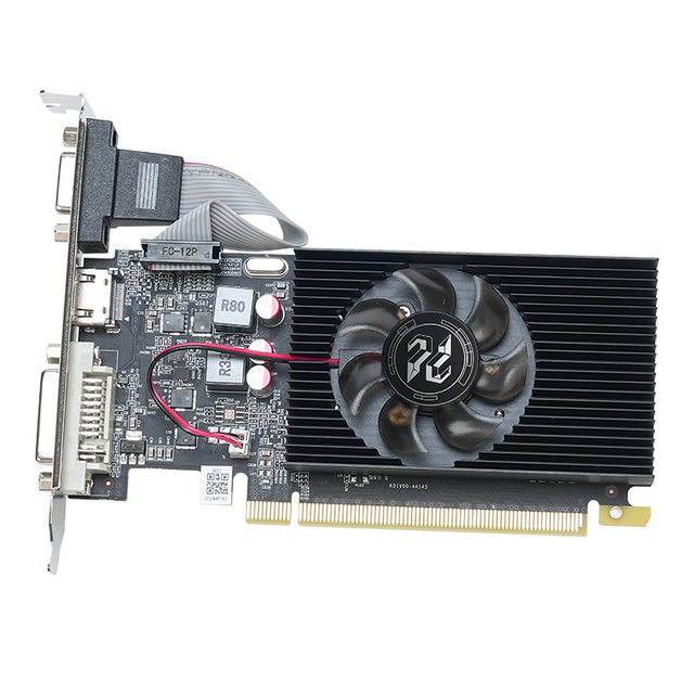Peladn Geforce GT 730 4GB DDR3 PC Video Card GT730 4GB 192SP GK208 25W 64-bit Single Fan Graphics Card GPU