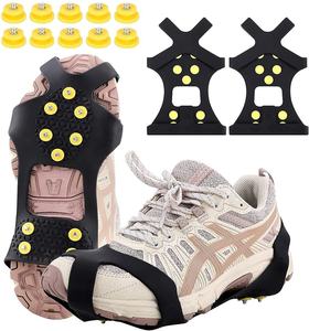 <span class=keywords><strong>Crampons</strong></span> de Traction de neige glacée, <span class=keywords><strong>Crampons</strong></span> pour chaussures et bottes, semelle antidérapante pour marcher sur la neige et les <span class=keywords><strong>Crampons</strong></span> de marche en caoutchouc glacé - Product Image 6